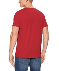 TOMMY HILFIGER  Stretch-T-Shirt f&uuml;r Herren Mittelrot - Herren-T-Shirts - 2