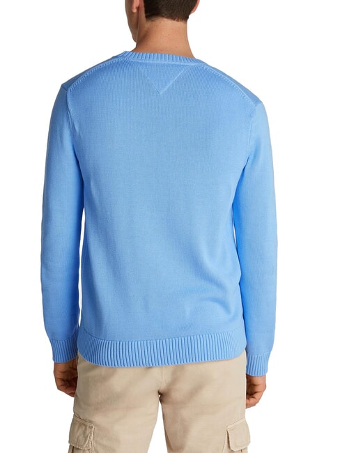 TH JEANS  Rundhalsausschnitt aus Baumwolle Zuckerpflaumenblau - Herrenpullover