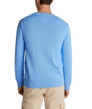 TOMMY HILFIGER TH JEANS  Rundhalsausschnitt aus Baumwolle Zuckerpflaumenblau - Herrenpullover - 2