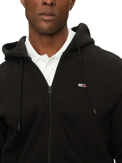 TH JEANS Sweatshirt mit Rei&szlig;verschluss Schwarz - Sweatshirts Herren