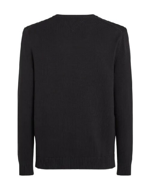 TH JEANS  Rundhalsausschnitt aus Baumwolle Schwarz - Herrenpullover