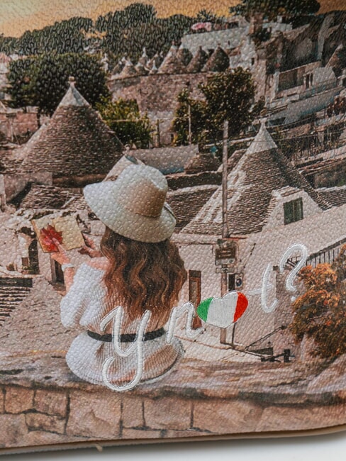 YESBAG Kleine Umh&auml;ngetasche romantische Trulli - Damentaschen