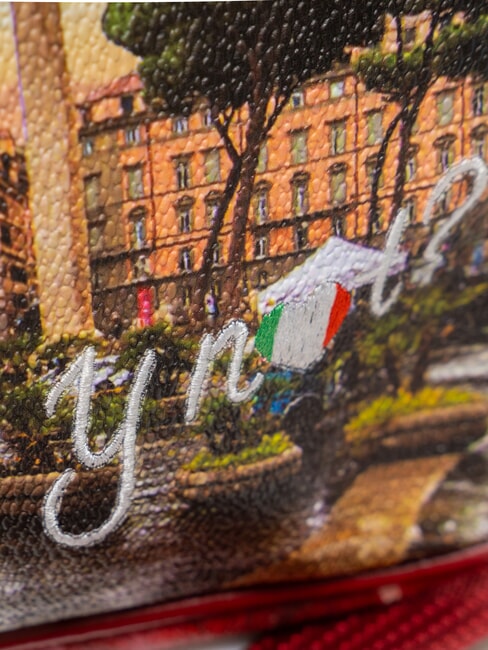 YESBAG Reporter-Schultertasche Rom regnet - Damentaschen