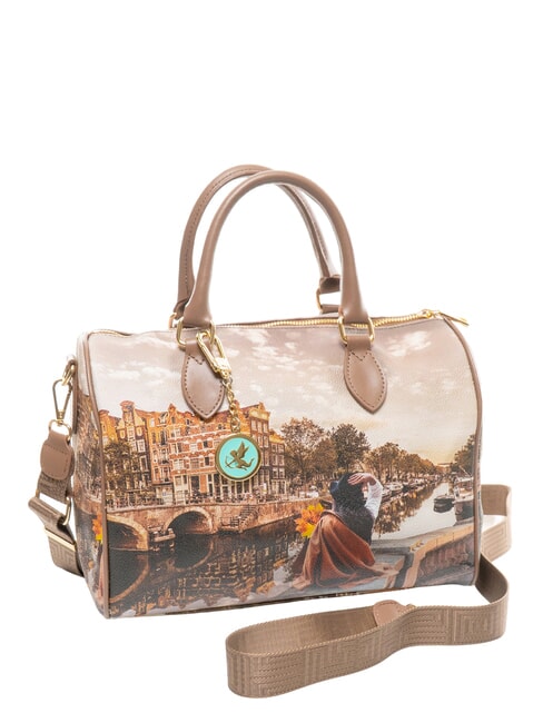 YESBAG Schultertasche mit Schultergurt Herbst in Holland - Damentaschen