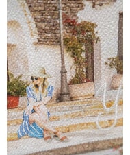 YNOT YESBAG Clutch mit Schulterriemen aus Metall Apulien Sommer - Damentaschen - 3