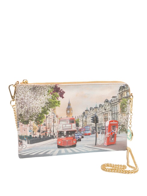 YESBAG Clutch mit Schulterriemen aus Metall London Rainbow - Damentaschen