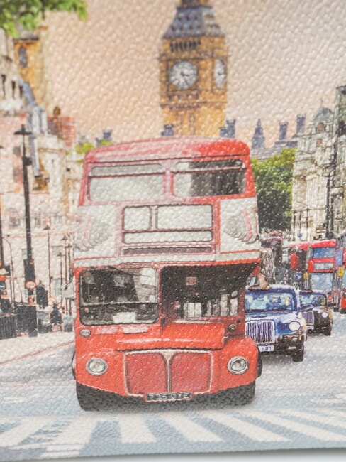 YESBAG Clutch mit Schulterriemen aus Metall London Rainbow - Damentaschen