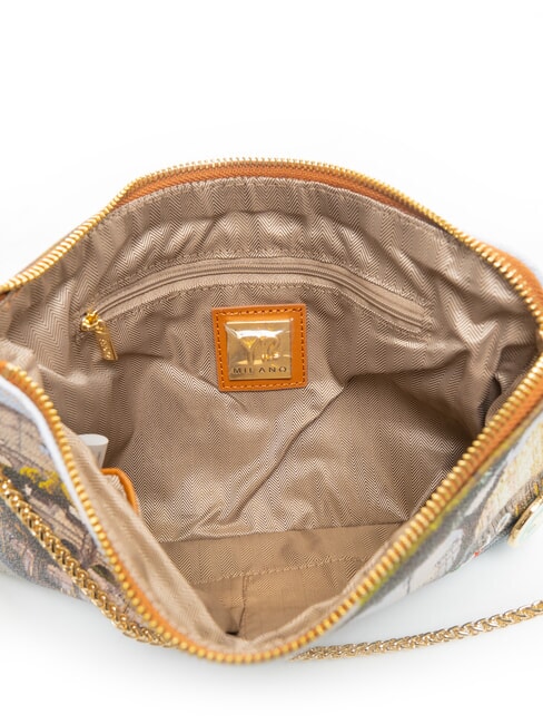 YESBAG Clutch mit Schulterriemen aus Metall imperial - Damentaschen