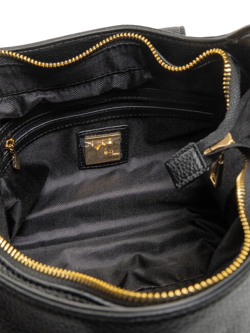 RACHEL Schultertasche mit &Uuml;berschlag und Schultergurt SCHWARZ - Damentaschen