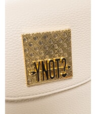 YNOT RACHEL Schultertasche mit &Uuml;berschlag und Schultergurt Creme - Damentaschen - 4