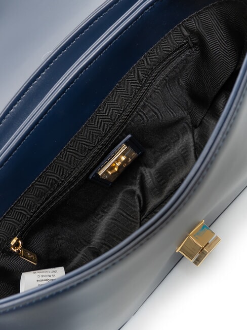 LUCY Schultertasche mit Klappe Marine - Damentaschen