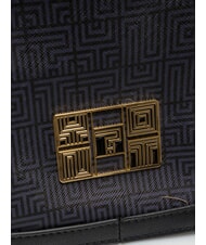 YNOT LABIRINT Schultertasche mit Klappe SCHWARZ - Damentaschen - 3