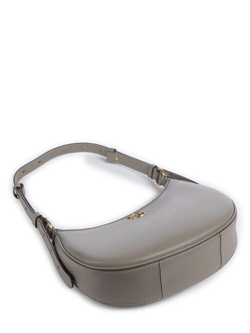 HALF MOON Umh&auml;ngetasche aus Leder Walnuss-Antikgold - Damentaschen