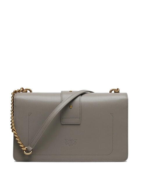 CLASSIC LOVE BAG Eine einfache Tasche Walnuss-Antikgold - Damentaschen