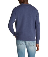 TOMMY HILFIGER TH Pullover mit Mikrologo und Rundhalsausschnitt &Auml;g&auml;isches Meer Heidekraut - Herrenpullover - 2
