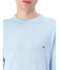 TOMMY HILFIGER TH Pullover aus Leinenmischgewebe mit Rundhalsausschnitt authentisches Stretch - Herrenpullover - 2