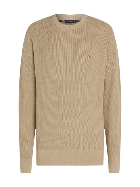 TH Rundhals-Baumwollpullover hellblau - Herrenpullover