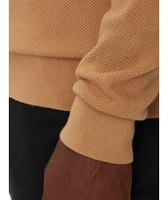 TOMMY HILFIGER TH Wabenf&ouml;rmiger Rundhalspullover Safari-Leinwand - Herrenpullover - 4