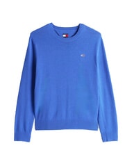 TOMMY HILFIGER TH JEANS Baumwollpullover mit Rundhalsausschnitt blaues Wetter - Herrenpullover - 4