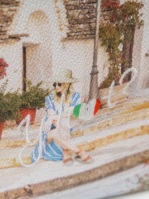 YESBAG Schultertasche mit Fach Apulien Sommer - Damentaschen