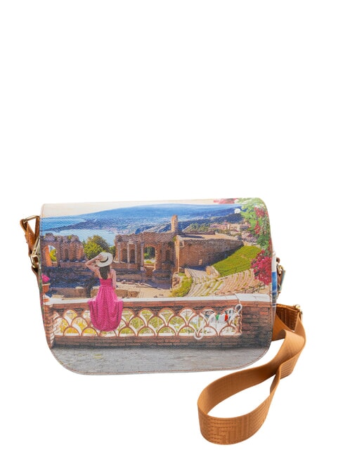 YESBAG Schultertasche mit Klappe Sommer in Taormina - Damentaschen