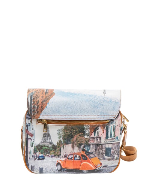 YESBAG Schultertasche mit Klappe so ist das Leben - Damentaschen