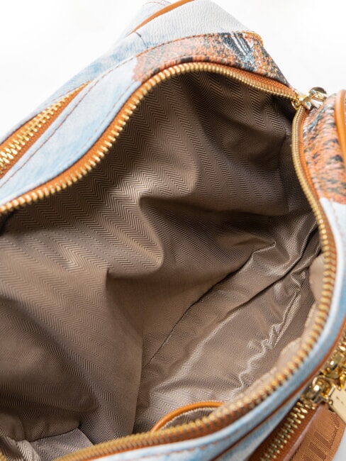 YESBAG Schultertasche mit Klappe so ist das Leben - Damentaschen