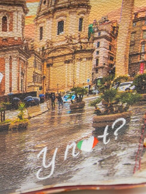 YESBAG Rucksack mit Tasche Rom regnet - Damentaschen