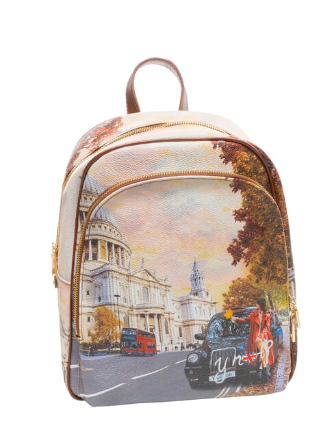 YESBAG Runder Rucksack mit zwei F&auml;chern London-Tourist - Damentaschen