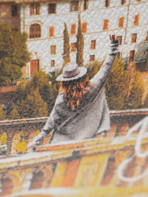 YESBAG Hobo-Schultertasche Rom Landschaft - Damentaschen