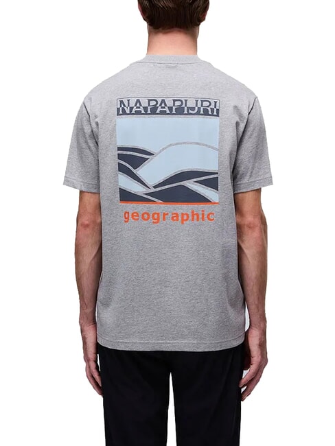 S-SOVANA Baumwoll-T-Shirt mittelgrau meliert - Herren-T-Shirts