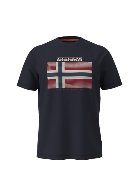 S-LARI Baumwoll-T-Shirt blu marine - Herren-T-Shirts