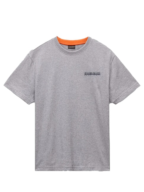 S-SOVANA Baumwoll-T-Shirt mittelgrau meliert - Herren-T-Shirts