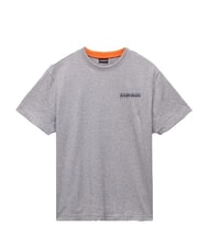 NAPAPIJRI S-SOVANA Baumwoll-T-Shirt mittelgrau meliert - Herren-T-Shirts - 3