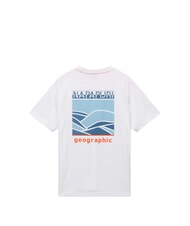 NAPAPIJRI S-SOVANA Baumwoll-T-Shirt wei&szlig;er Reiher - Herren-T-Shirts - 3