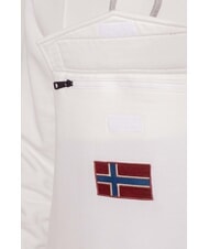 NAPAPIJRI BURGEE Kapuzenpullover wei&szlig;er Reiher - Sweatshirts Herren - 3