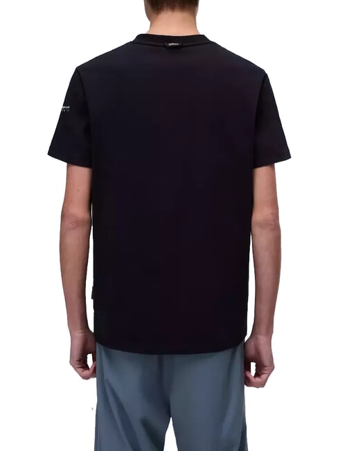 S-BADGE Baumwoll-T-Shirt schwarz 041 - Herren-T-Shirts