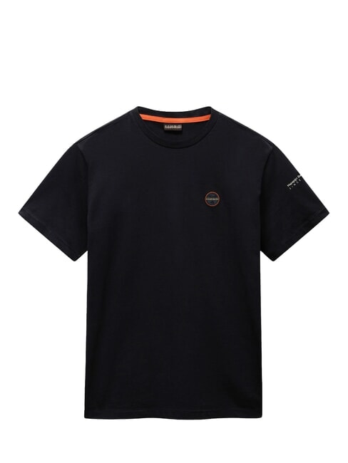 S-BADGE Baumwoll-T-Shirt schwarz 041 - Herren-T-Shirts