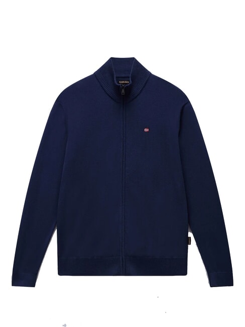 DECATUR Pullover mit durchgehendem Rei&szlig;verschluss blu marine - Herrenpullover