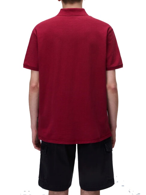 EBEA Kurzarm-Poloshirt Tibetisches Rot - Herren-Polo-Shirts/Herren-Polo-Shirt/Herrenpoloshirt/Herrenpoloshirts