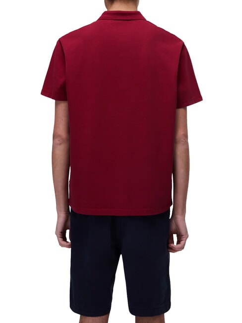 EALIS Pole Tibetisches Rot - Herren-Polo-Shirts/Herren-Polo-Shirt/Herrenpoloshirt/Herrenpoloshirts