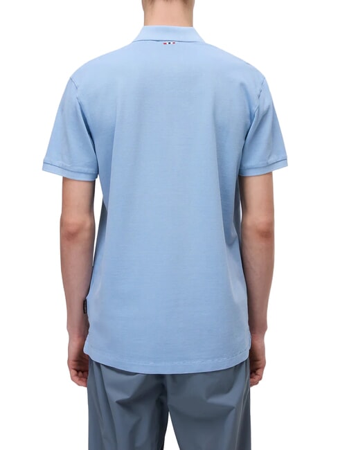 ELBAS JERSEY Mikrologe-Poloshirt aus Baumwolle funkelnd/Petunie - Herren-Polo-Shirts/Herren-Polo-Shirt/Herrenpoloshirt/Herrenpoloshirts