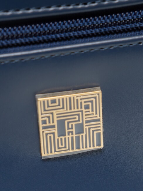 LUCY Mittelgro&szlig;e Clutch mit Manschette Marine - Damentaschen