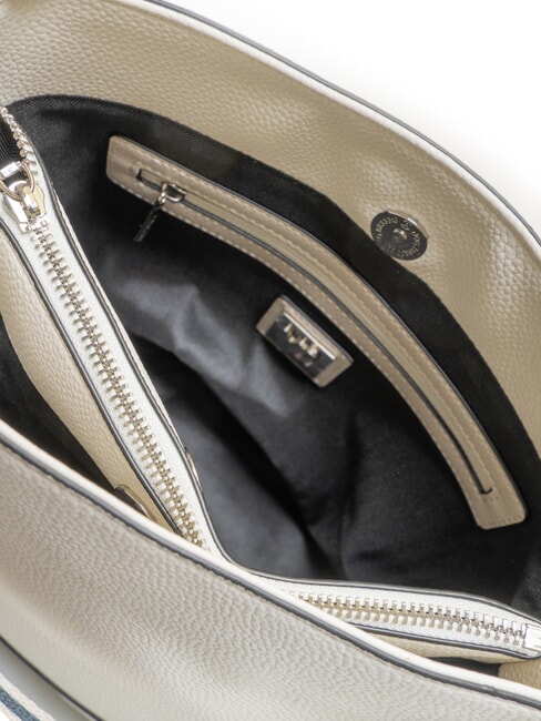 CINDY Hobo-Schultertasche Wei&szlig; - Damentaschen