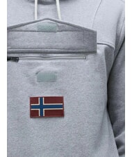 NAPAPIJRI BURGEE Kapuzenpullover mittelgrau meliert - Sweatshirts Herren - 4