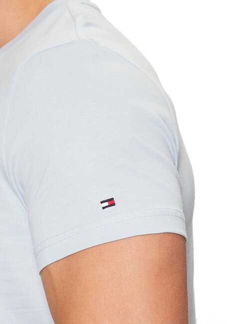 TH Kurz&auml;rmeliges T-Shirt mit Logodruck luftiges Blau - Herren-T-Shirts