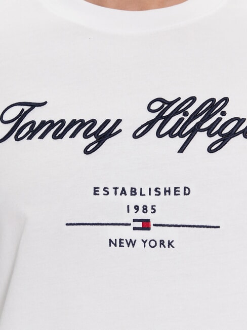 TH Kurz&auml;rmeliges T-Shirt mit Stickerei Wei&szlig; - Herren-T-Shirts