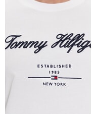 TOMMY HILFIGER TH Kurz&auml;rmeliges T-Shirt mit Stickerei Wei&szlig; - Herren-T-Shirts - 3