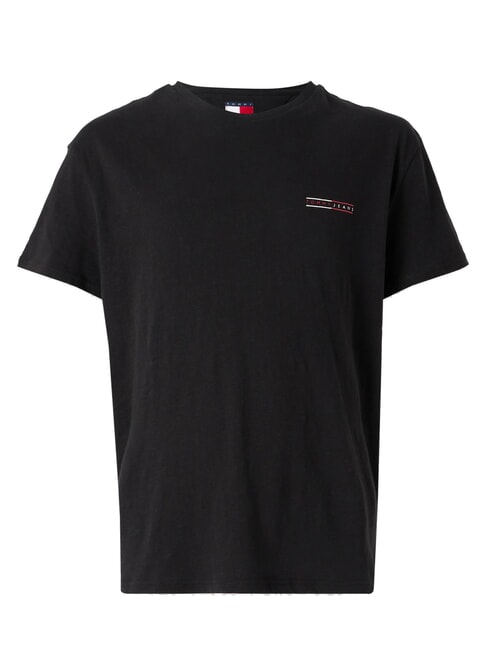 TH JEANS Kurz&auml;rmeliges T-Shirt mit Grafikprint Schwarz - Herren-T-Shirts