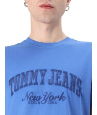 TOMMY HILFIGER TH JEANS Kurz&auml;rmeliges T-Shirt mit Stickerei blaues Wetter - Herren-T-Shirts - 3